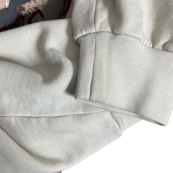 ANINE BING Tiger Muse Stone Crew Pullover Sweatshirt 100% Organic Cotton Size XS - Picture 15 of 15